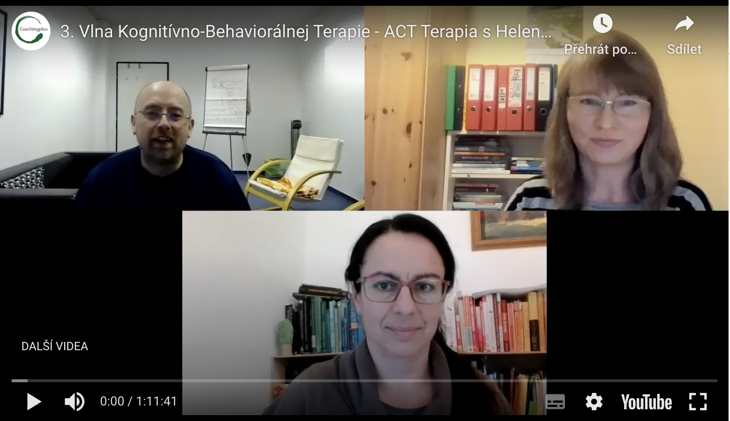 3. Vlna Kognitívno-Behaviorálnej Terapie - ACT Terapia s Helenou Vontorčíkovou a Luciou Zernerovou